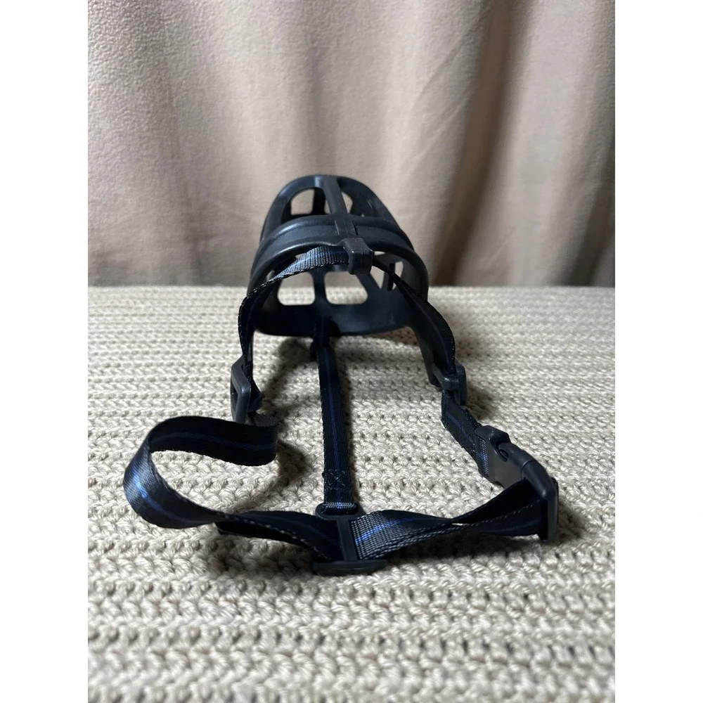 Barkless Basket Muzzle Black Size XL Dog Training Grooming Adjustable Straps
